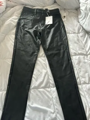 Buckle Leather Pants thumbnail 1