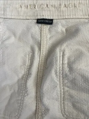 American Eagle Outfitters Cream Zip-Front Mini Skirt Size 2 thumbnail 7