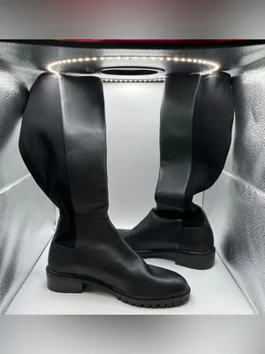 NWOB Stuart Weitzman City Knee High Boot size 6B black leather thumbnail 11