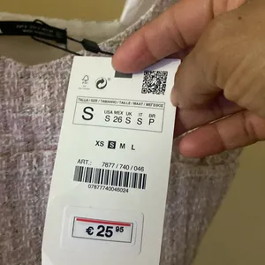 Zara Pink Knit Crop Top thumbnail 5