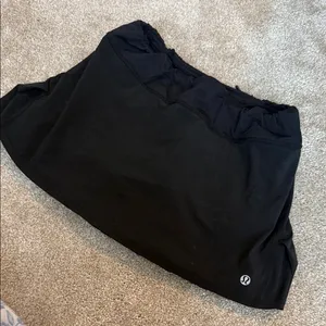 lululemon athletica Classic Black Mini athletic golf tennis Skirt thumbnail 1