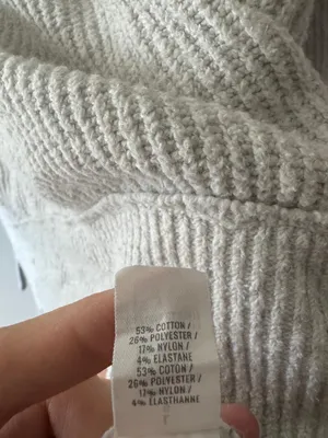 Aerie Gray Waffle Knit Oversized Sweater thumbnail 7