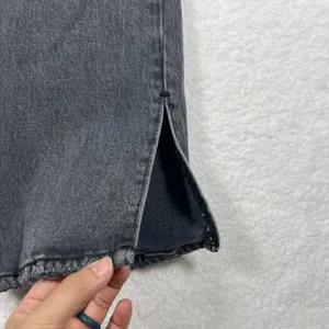 Abercrombie & Fitch 90s Straight Ultra High Rise Curve Love Jeans 27 4R Black thumbnail 3