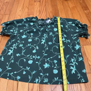Hill House Home Kit Top in Emerald Green‎ Botanical Size Medium thumbnail 5