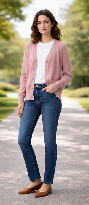 Sundance Mauve Pink Knit V-Neck Button-Down Cardigan Sweater Cottagecore Boho thumbnail 1