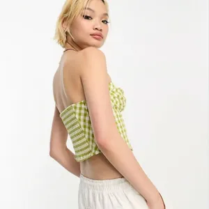 Leilani Tube Top in Green thumbnail 3
