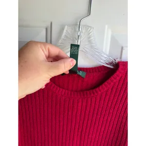 Vintage Ralph Lauren Women's Holiday Rd Chunky Knit Lambswool Angora Sweater S thumbnail 6