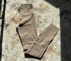 lululemon athletica Ribbed High-Rise Leggings in Taupe thumbnail 9