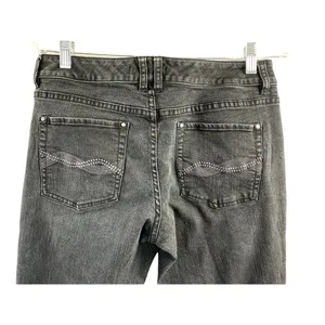 White House Black Market Women's Black Distressed Jeans thumbnail 3