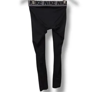 Nike | NWOT Jordan Black Dri-FIT Swoosh Leggings with Logo Waistband (size M) thumbnail 4