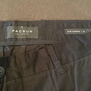 Pacsun Women’s Slim Tapered Pant Black 100% Cotton Size 32 NWT thumbnail 2