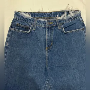 Carmar Frayed Waist High Rise Mom Jeans Size 25 thumbnail 5