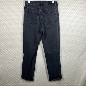 Abercrombie & Fitch Black The 90s Straight Ultra High‎ Rise Jeans thumbnail 4