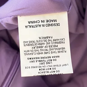 Elliat Casey Ruched‎ Dress Large Lilac Purple Wedding Guest Semi Formal Event thumbnail 11