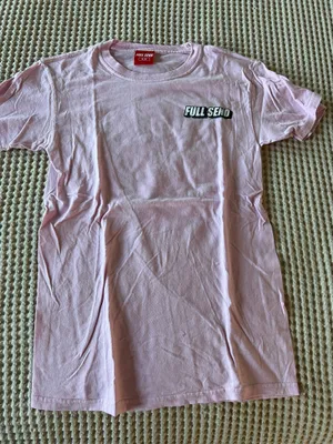 Full Send pink t-shirt with black 'FULL SEND' text graphic, size S #fullsend #graphic thumbnail 1