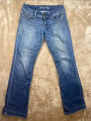 American Eagle Outfitters Blue Boot Cut Jeans thumbnail 1
