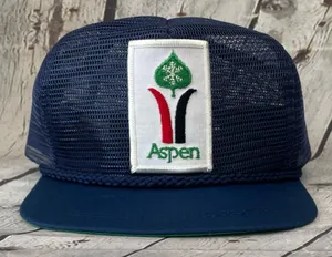 Vintage Ski Aspen Colorado Snapback Trucker Hat thumbnail 1