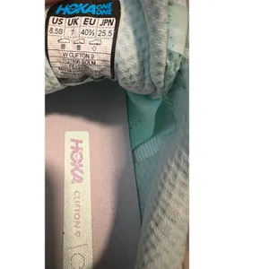 HOKA Clifton 9 Women's Running Shoes Size 8.5 B Sunlit Ocean Lilac Mist Mint thumbnail 7