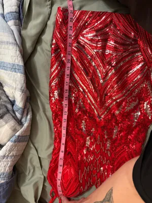 Red sequin Party Mini dress size 0 thumbnail 6
