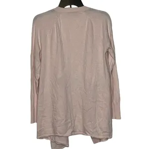 Ann Taylor Loft Womens Open Sweater‎ Cape Size Small Peach Wool Blend LS thumbnail 4