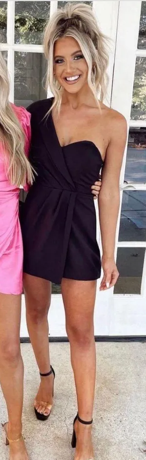 These Three Boutique Black Romper thumbnail 1