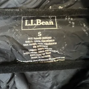 LL Bean PrimaLoft Packaway Vest Womens Small Black‎ Quilted Full Zip Gorpcore thumbnail 7