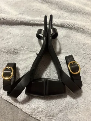 EUC Zara Black Square-Toe Ankle-Strap Heels with Block Heel Size 40 thumbnail 4