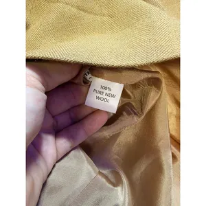 Avoca Collection Womens Medium Camel Pure New Wool Ireland Vintage Coat Jacket thumbnail 4