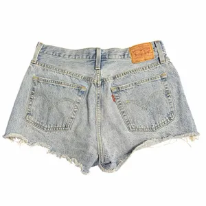 Levi’s 501 Button Fly Distressed Jean Shorts Size 30 thumbnail 2