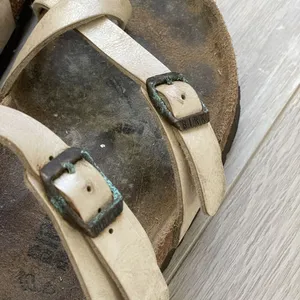Birkenstock Mayari Strappy Slip On Sandals Beige (size 37) outdoor gorpcore hike thumbnail 5