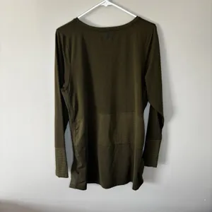 REI Co-op Screeline Cascade Long-Sleeve T-Shirt Womens L Olive Green thumbnail 2