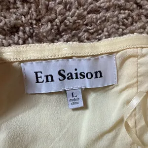 En Saison Kasey Yellow Floral Halter Maxi Dress Large Boho Beach Cowgirl thumbnail 7