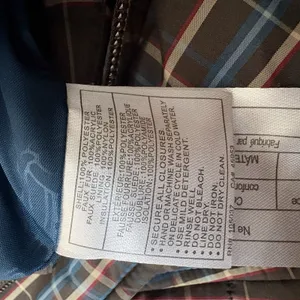 Ariat Brown Teal Plaid Faux Fur Trim Removable Hood Puffer Equestrian Vest M thumbnail 8