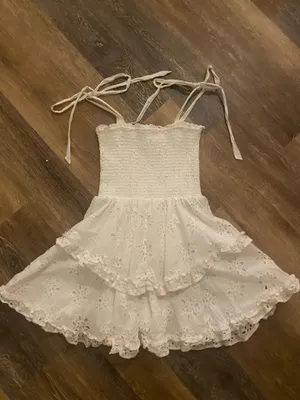 Altar'd State White Dress Lace thumbnail 2