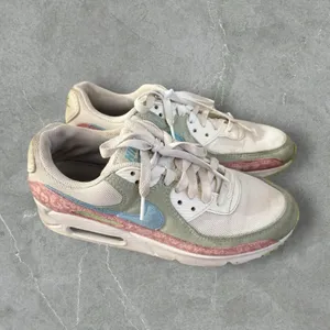 Nike Air Max 90 Women Size 5 Easter Leopard Sail‎ Copa-Honeydew Shoes Sneakers thumbnail 3