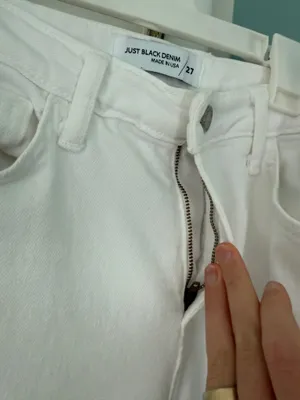 Just Black Denim White Jeans thumbnail 4