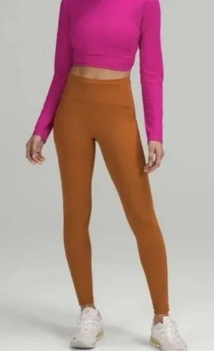 Lululemon Size 6 Swift Speed High-Rise Tight Leggings 28” Inseam Brown W5EI1S thumbnail 1