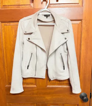 Biker Jacket Shinestar Faux Leather thumbnail 1