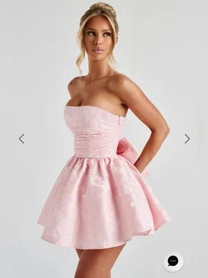 Babyboo NWT Women Small Pink Strapless Mini Dress Romantic Coquette Soft Girl thumbnail 3
