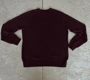 Farah Men's Burgundy Crewneck Sweater thumbnail 6
