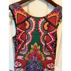 Anthropologie Maeve KALEIDOSCOPE Sheath Sleeveless Dress Lined Sz 2 NEW thumbnail 2