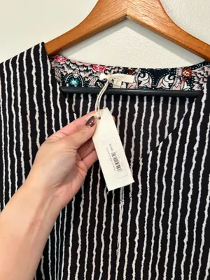 NWT Black and white dress (L) thumbnail 2
