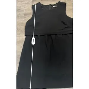 Little Black Dress SzXL Sophisticated Overlay A-Line Classic Minimalist Layered thumbnail 4