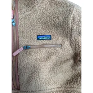 Patagonia Retro Pile Marsupial Fleece Pullover Bearfoot Tan Brown Medium 22835 thumbnail 3