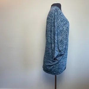 AZULES XL GREEN Dolman Sleeve Open Front Shrug Kimono Cardigan thumbnail 3