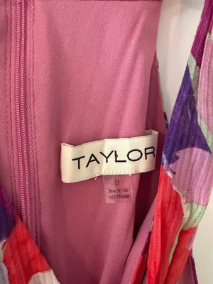 Colorful Floral Maxi Dress Pink Size 8 thumbnail 2