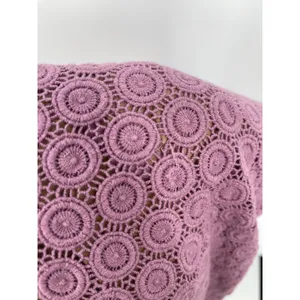 Maeve Anthropologie Lilac Lace Eyelet‎ Sheath Dress Women's Size 6 Sleeveless thumbnail 5