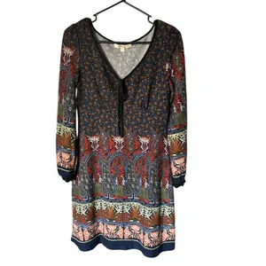 Aryeh Women's Long Sleeve Floral Boho Dress thumbnail 2