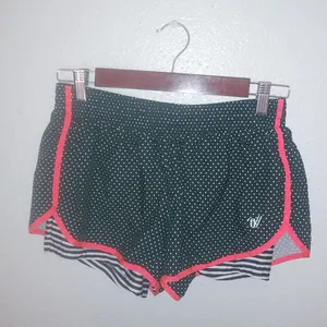 Varsity Spirit S Black Pink Sports Running Shorts thumbnail 2