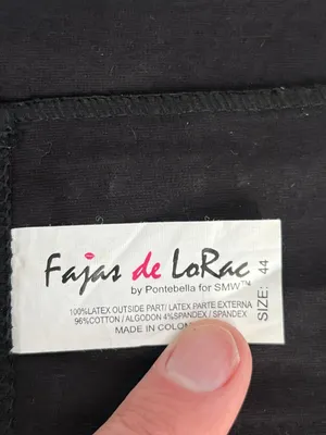 Fajas De LoRac Shapewear Waist Trainer Womens 18 44 Black Latex Cincher Corset thumbnail 6